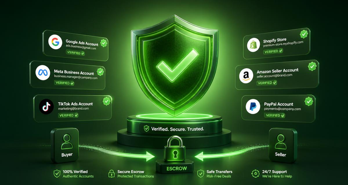 Buy verified accounts safely with escrow protection and KYC verification